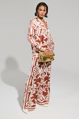 FIND A WAY PRINTED PALAZZO PANT