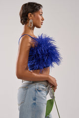 BRIGHT LIGHTS FEATHER TOP