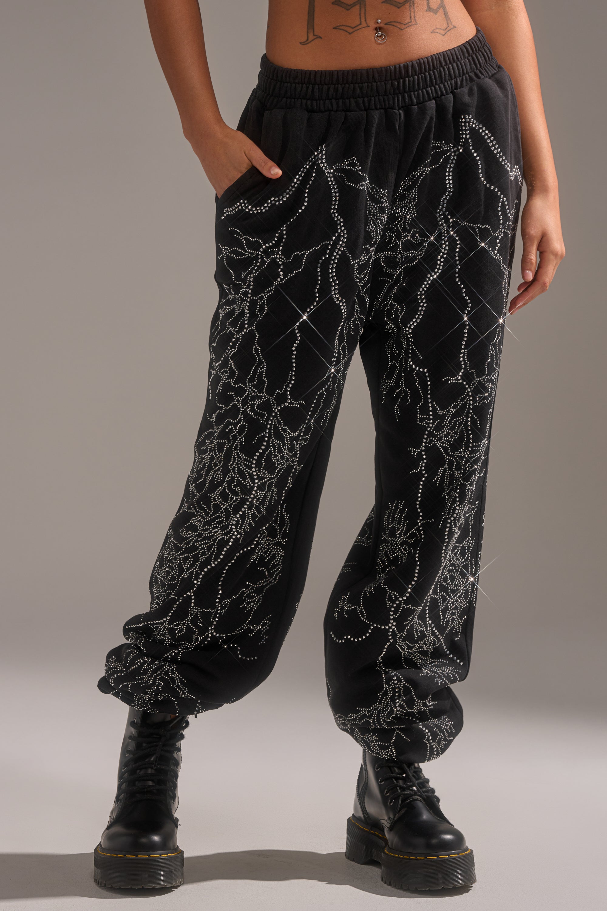 ELECTRIC LOVE RHINESTONE JOGGER