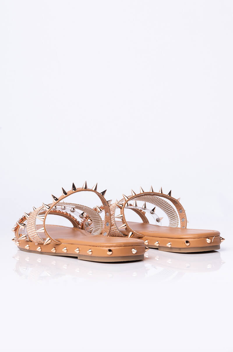 AZALEA WANG BALL SO HARD SLIP ON SANDAL BROWN