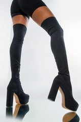 AZALEA WANG DANG SIS CHUNKY BOOTIE IN BLACK