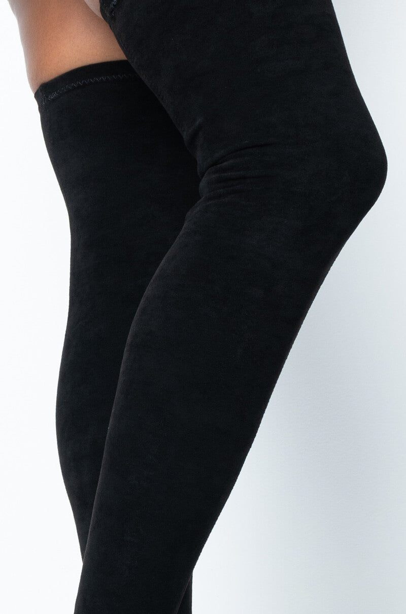 AZALEA WANG GOT ME STUCK TO YOU FITTED THIGH HIGH STILETTO BOOT