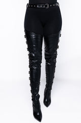 AZALEA WANG IF ITS NOT ASAP I DONT WANT IT BOOT IN BLACK PU