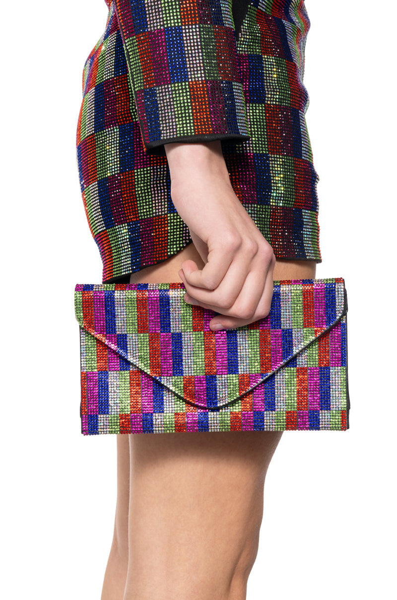BELEN RHINESTONE CLUTCH