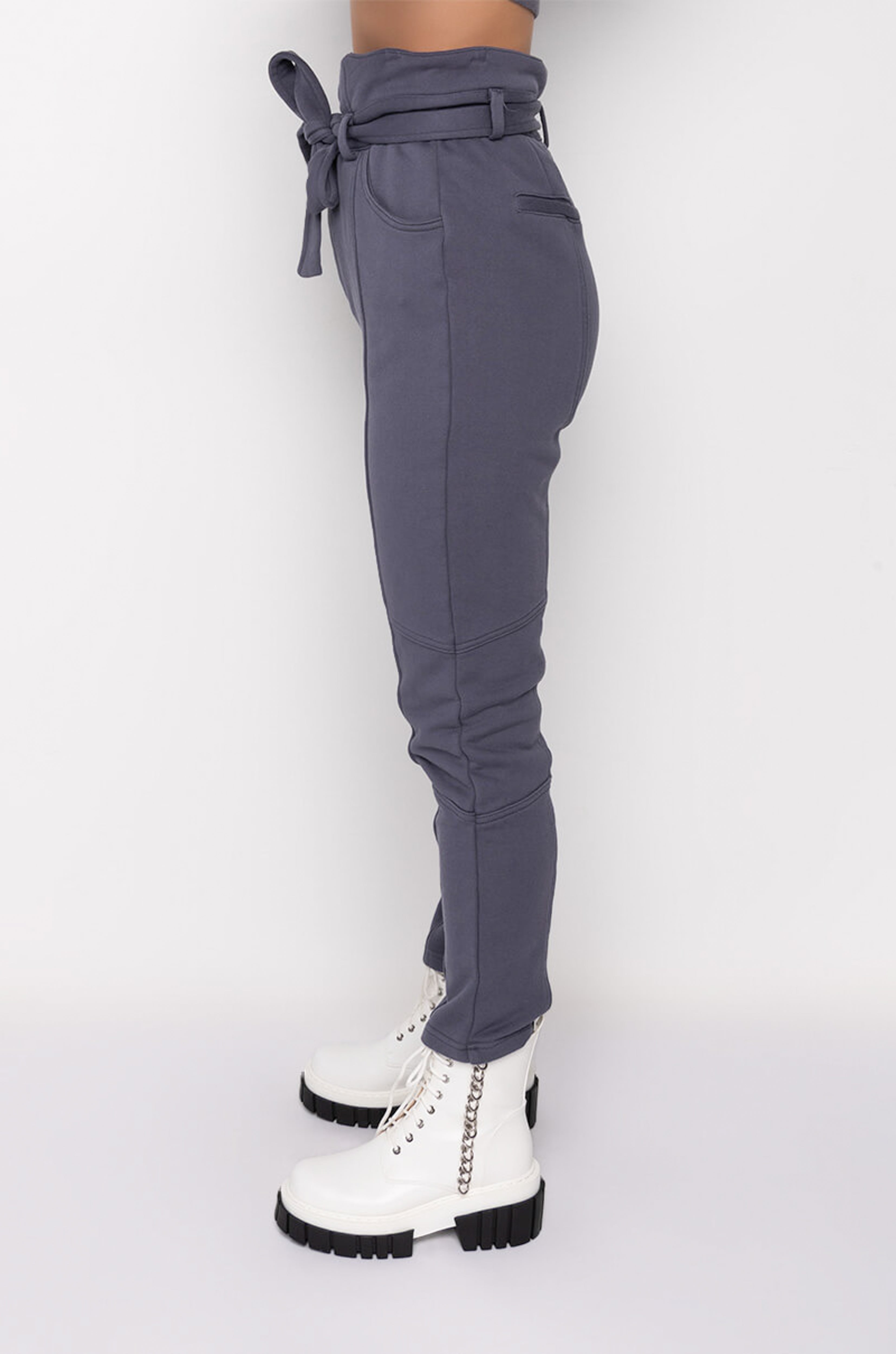 BONSOIR HIGH WASIT SKINNY SWEATPANT