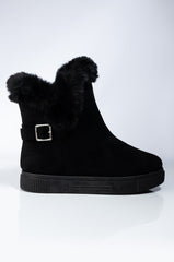 BREAKING THE RULES FLAT BOOTIE BLACK