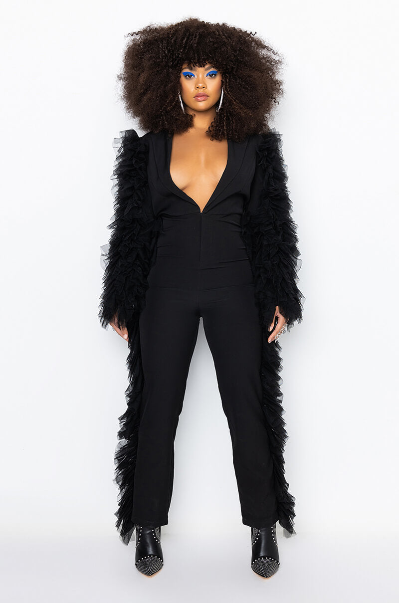 DO THINGS MY OWN WAY FASHION JUMPSUIT BLACK