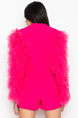 DO THINGS MY OWN WAY FASHION ROMPER DARK PINK